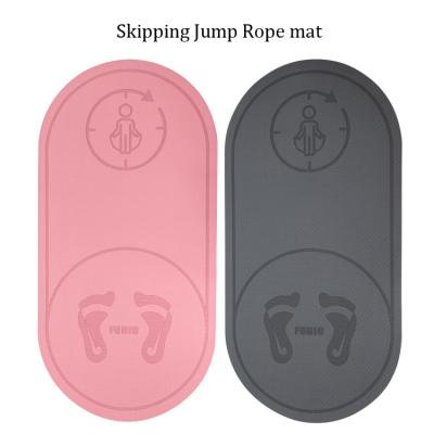 China Skipping Rope Jumping Mat Shock Absorption Soundproof Home Fitness Yoga Mute Mat Indoor Special Non-slip Pad Sports for sale