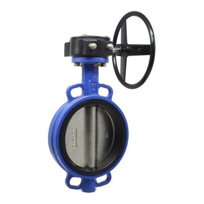 China PN 10 PN 16 General Manual Line Central Type Cast Iron Wafer EPDM Butterfly Valve For Water for sale