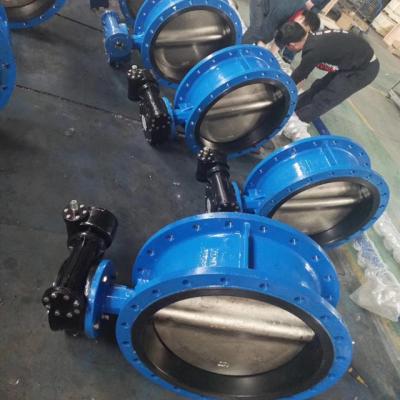 China dn600 dn700 dn800 dn900 dn1200 flange general big size butterfly valve for sale