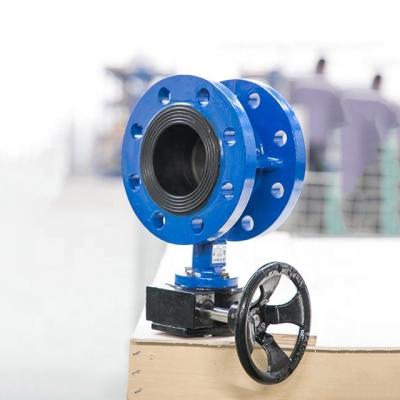 China General dn150 dn300 dn400 dn600 dn700 dn800 dn900 iron flange malleable butterfly valve for sale