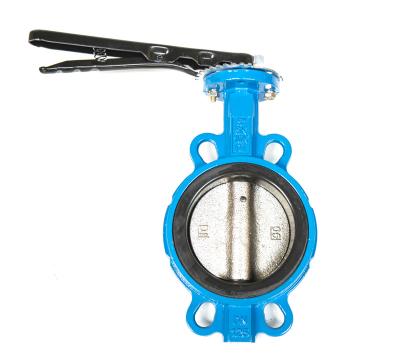 China General Power Acid Stem Body Seat Iron Pneumatic Pneumatic Actuator Butterfly Valve Liquid Din for sale