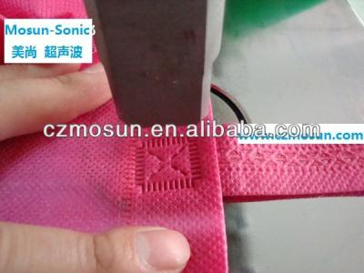 China Nonwoven Bag Welding/Ultrasonic Nonwoven Belting Mask Bag Welding Machine for sale