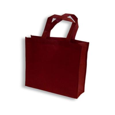 China PVC Material Color Surprise Price Burgundy Color Folding Dark Khaki Shopping Bags for sale