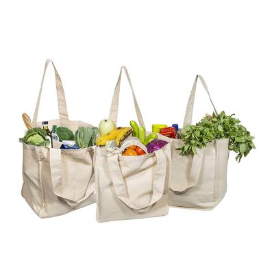 China Canvas Customized Canvas Printed Tote Blank Reusable Ecological Groceries Wholesale Tote Bag for sale