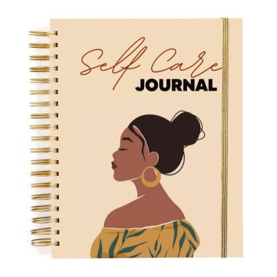 China Custom Hardcover Self Care Journal for Black Women Mindfulness Motivational Journal Black Girl Gratitude Daily Journal for sale