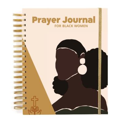 China Custom Hardcover Prayer Journal For Black Women Design Christian Prayer Journal Devotional Planner Hardcover Book With Bible Verses for sale