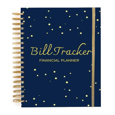 China Custom Planner Weekly Organizer Budget Hardcover Bill Tracker Financial Planner Monthly Book Expense Tracker for sale