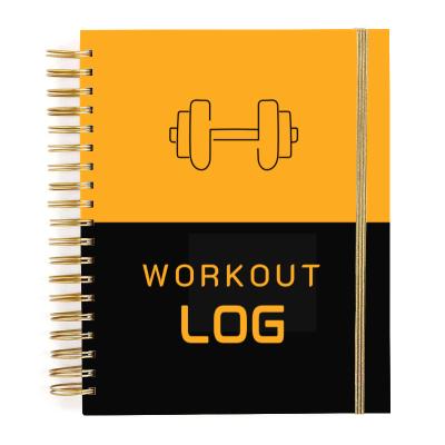 China Journaling Custom Workout Notebook Fitness Journal for Women and Men Fitness Food Planner for sale