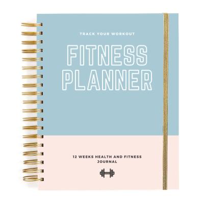 China Writing Custom Fitness Journal For Women Grow Into Spirals Pink Weight Loss Workout Notebook Custom Planner for sale