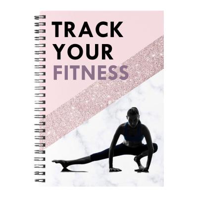 China Custom Leather Fitness Journal Workout Planner Gym Notebook Workout Tracker Exercise Notebook For Women Men for sale