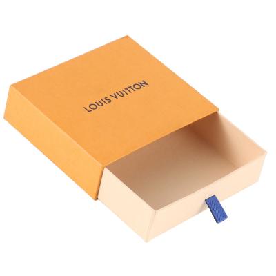 China Recycled Materials Custom Cardboard Drawer Boxes Recycled Packaging Box for sale