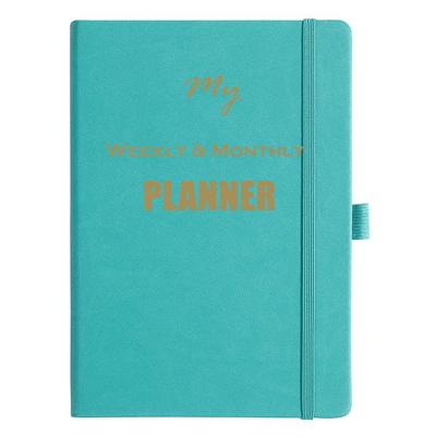 China Custom Hardcover Planner Weekly Monthly Journal Hardcover Journal Notebook for sale