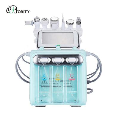 China Pigment h2o2 removal small bubble 6 in 1 oxygen jet hydraulic facial hydrafacials skin rejuvenation machine for sale