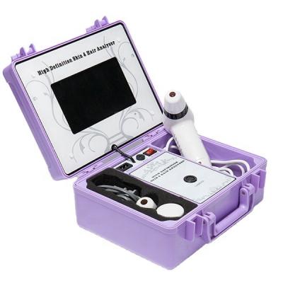 China Acne/Skin Analysis Beauty Newcomers Hair 2 in 1 Multifunctional Analyzer Skin Scanner Face Skin Test Machine for sale