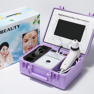 China Facial Skin Analyzer 2 in 1 Skin Analyzer /multifunctional LCD Screen Skin Hair Analyzer Equipment for sale