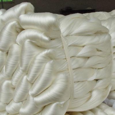 China 20/22D, 2A, 3A, 4A, 5A, Category 6A antistatic mulberry raw silk yarn in skeins or on cones, WITH GOTS for sale