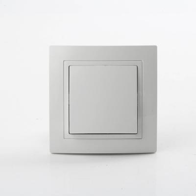 China Wholesale Low Proof 1 Strip White Eu Standard Resin Panel PC Panel+Resin European Firewall Switch for sale