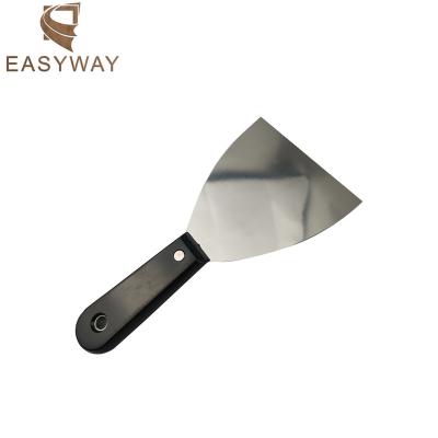 China Carbon Steel Trowel PP Handle Mirror Drywall Finish Steel Putty Knife for sale