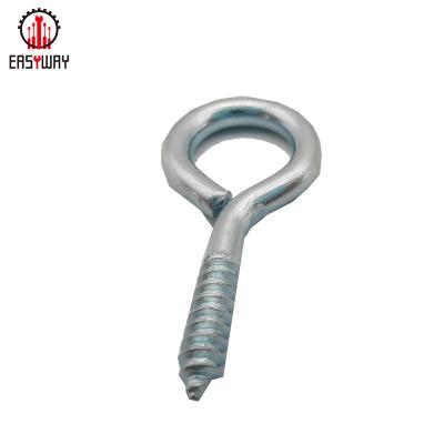 China Pan Carbon Steel Self Tapping Eye Hook Screws Eye Closed Screw Bolt for sale