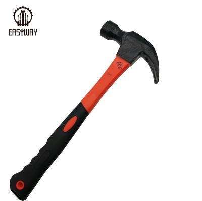 China Nail Hammer Carbon Steel Power Forging Claw Hammer for sale