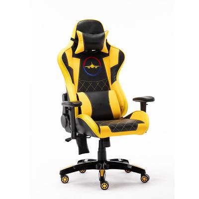 China Wholesale Price (Height)Adjustable Office Chairs Ergonomic Leather Office Chairs RGB Led Computer Gaming Chair For Sale for sale