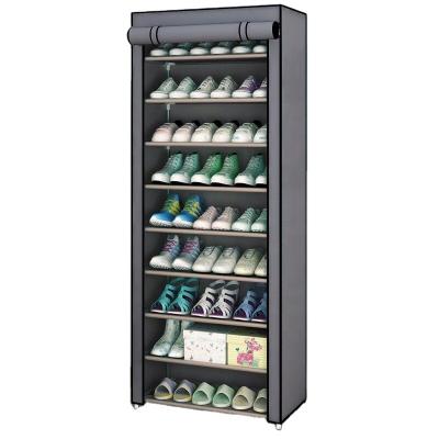 China Home Space-Saving Shoe Rack Rack (Size) Adjustable Multi-Layer Detachable Cloth Cabinet Rack for sale