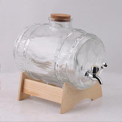 China Traditional glass beverage dispenser for sale