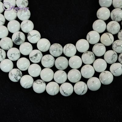 China Jewelry Making Cheapest Natural Howlite Precious Gemstone Beads For Jewelry for sale