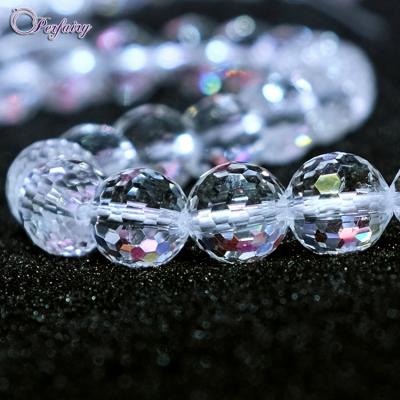 China Natural Healing Star 10mm Rock Crystal Beads Faceted Avenue Wholesale Jewelry Crystal Quartz for sale