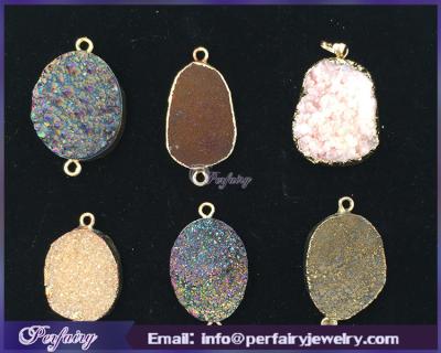 China Jewelry making trending 2017 hot selling druzy connector jewelry accessories for jewelry making for sale