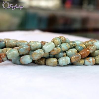 China African Cushion Wholesale Natural Serpentine Gemstone Polishing Beads For Clothes for sale