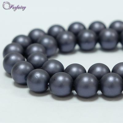 China Jewelry Making Wholesale Full Strand 6/8/10/12mm White Shell Round Beads Mother Of Pearl Necklace For Jewelry Making DIY Accessories for sale