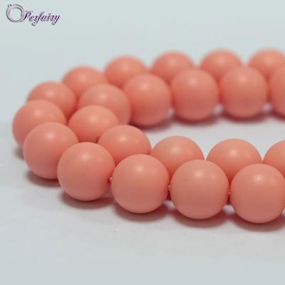 China Jewelry Making Discount 10mm Wholesale 8mm Jewelry Gemstone Pink Shell Pearl Loose Mala Beads For Sale for sale