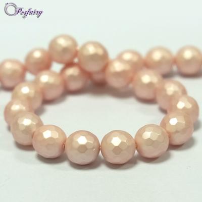 China Jewelry Making 10mm Hot Selling Natural 15.5 Inch Round Pink Round Brilliant Pearl Bead For Party Jewelry for sale