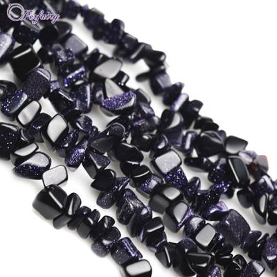 China Wholesale Cheap Top Rated Loose Small Gemstone Blue Sands Chips Necklace Gemstone Jewelry Polishing Manufacturer for sale