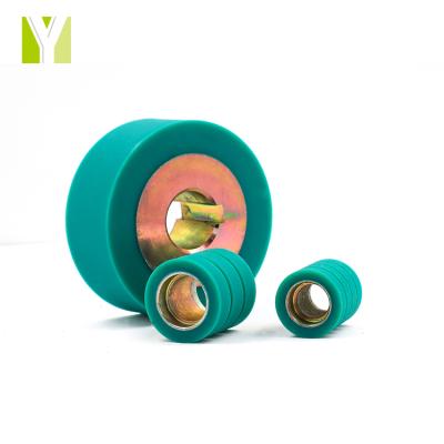 China Factory hot air seam sealing machine spare part silicone roller for conveying and masking materials on dark edging machine for sale