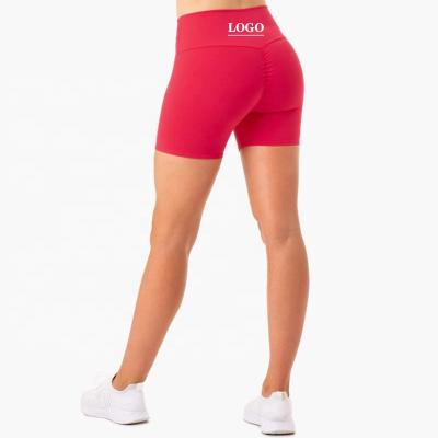 China Crack! crack! Breathable Butt Shorts Yoga Shorts Workout Booty High Waist Activewear Lifting Running Shorts for sale