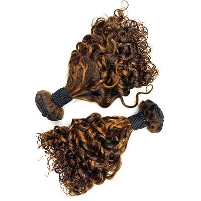 China FUMI Cheap Wholesale 12A Grade Double Funmi Drawn Brazilian Cuticle Aligned Curly Mink Hair for sale