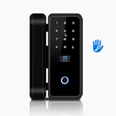 China Rfid Glass Electronic Biometric Fingerprint Code Digital Desktop Ttlock App Wifi Ble Control Smart Door Lock For Office for sale