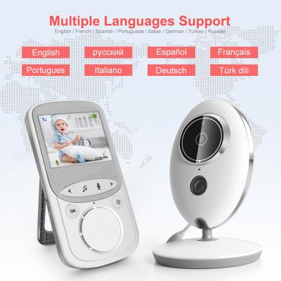 China Music Player Baby Monitor Nanny Camera Baby Camera Intercom Night Vision Temperature Control Babysitter Nanny Baby Monitor vb605 for sale