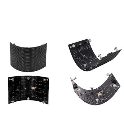 China Latest Design Indoor P4 LED Module Indoor Soft Curved Flexible Led Display For Digital Signage And Displays for sale