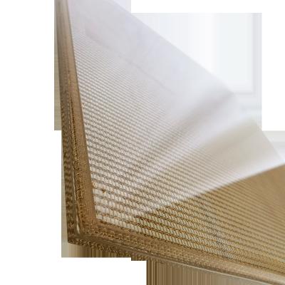 China Modern Door Partition Glass Cable Decorative Copper Wire Laminated Wire Mesh Laminated Glass for sale