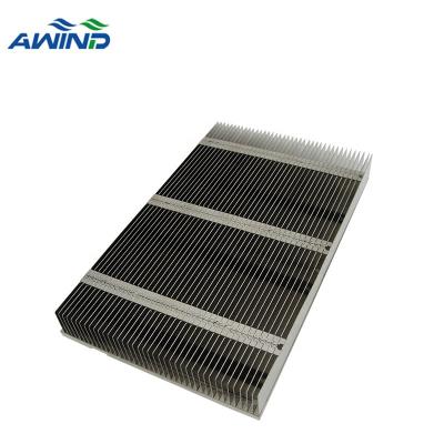 China Heatsink 25w Die Cast Aluminum Heatsink 42x25x40 AL Profile Zipper Pin End Heatsink Customization For Peltier TEC for sale