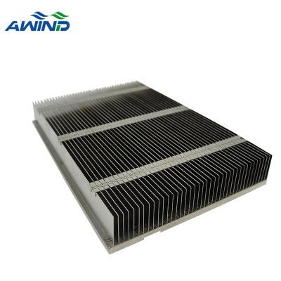 China Custom Aluminum Heatsink Welding Aluminum Fin Heatsink Profile CNC Base FPGA Heatsink for sale