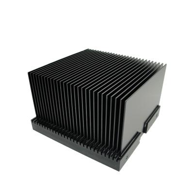 China Transport Tools Custom Fins Heatsink 300W 400W Aluminum Epoxy Bonding Peliter Module Extruded Heat Sink For Cooling System for sale