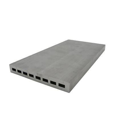 China Aluminum Cold Plate Radiator Extruded Radiator Harmonica Shaped Cooling Plate For Automotive Parts for sale