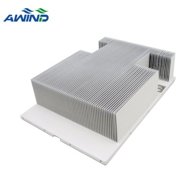 China Big heatsink high power 100watt skivied aluminum fin heatsinks profile manufacturer to provide custom made heatsinks services for sale