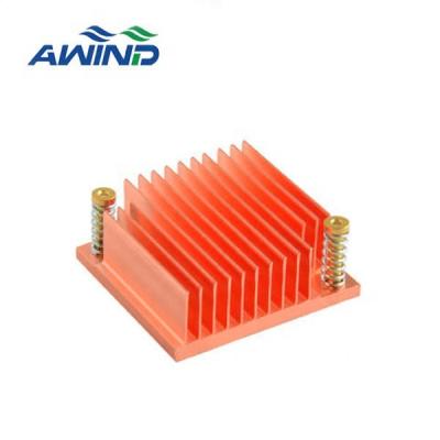 China Custom Heatsink High Power Laptop Square Copper CPU Heatsink Manufacturer for sale