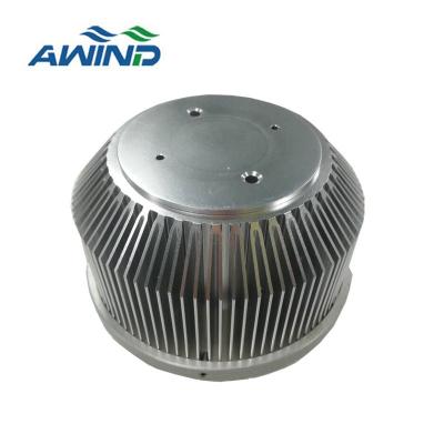 China Heatsink 100W Customized Heatsink CXB 3590 Pin Fin LED COB PCB Extruding Heatsink Light Round Aluminum For Lighting for sale