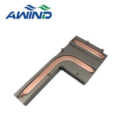 China Flexible Customized Graphics Card Power Aluminum 6063 Profiles Heatsinks CPU Heatsink Fins USA For Precision Machine for sale